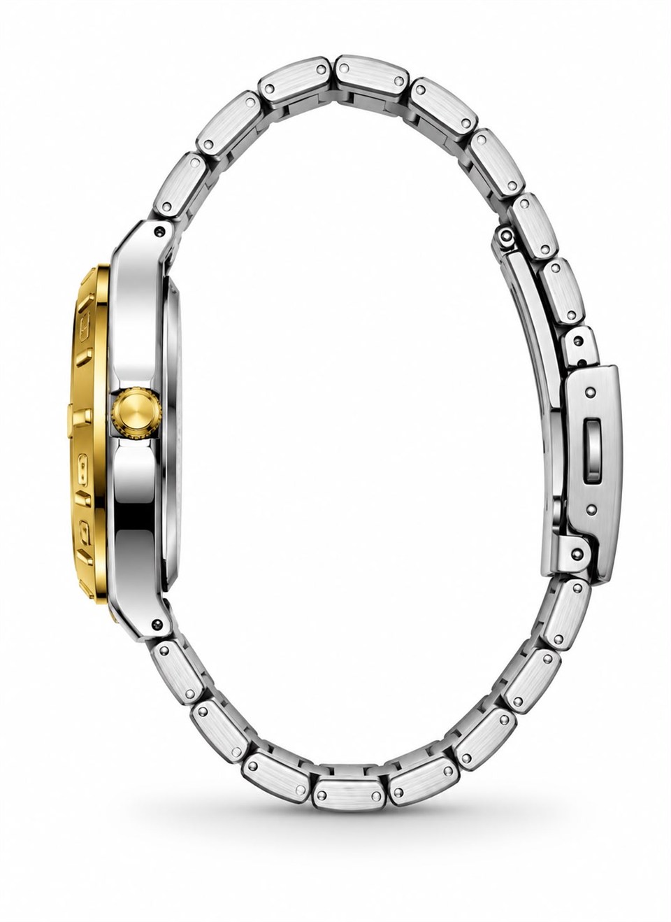 Daytrack Silver Gold Metalik Çelik Kol Saati