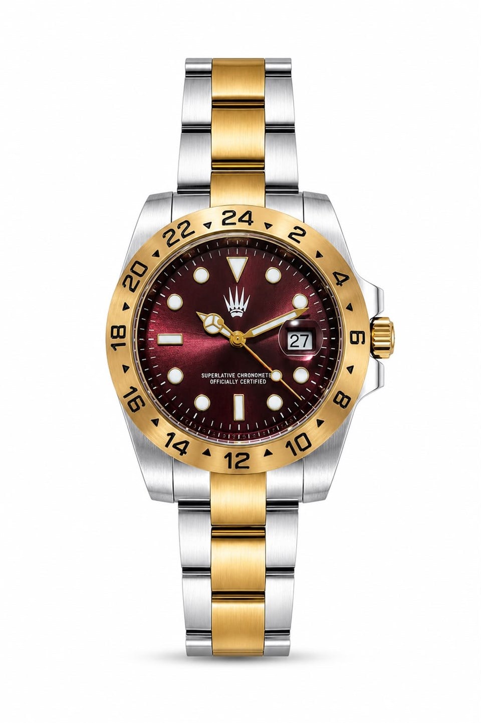 Daytrack Silver Gold Red Çelik Kol SaatiKol SaatiWATCHOFROYALDaytrackDaytrack Silver Gold Red Çelik Kol Saati