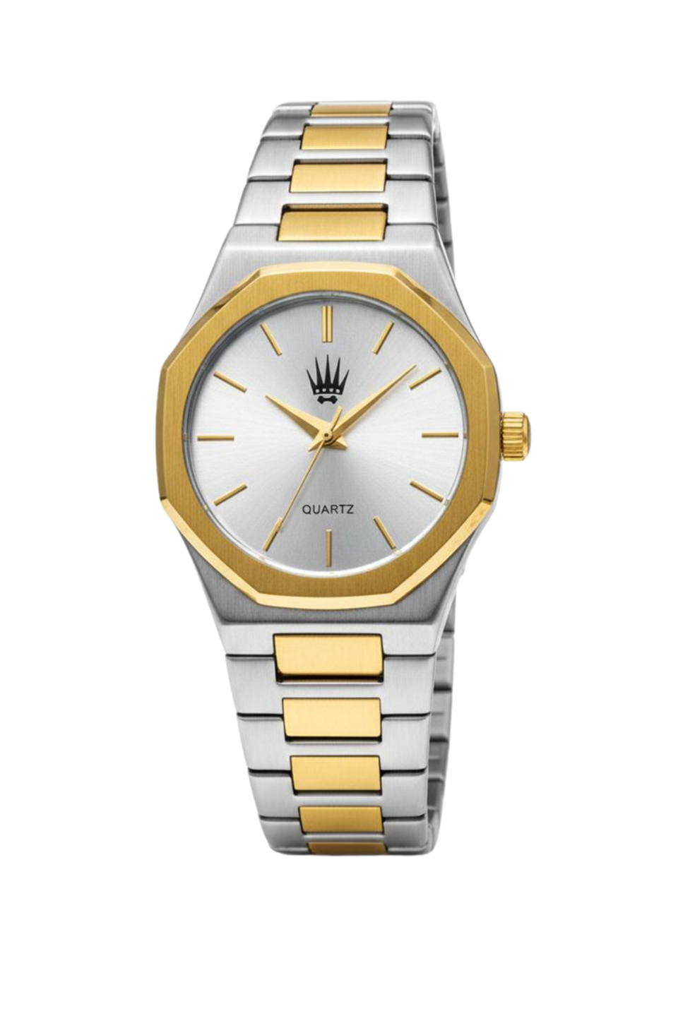Dualis Erkek Silver Gold White Çelik Kol SaatiKol SaatiWATCHOFROYALDualissDualis Erkek Silver Gold White Çelik Kol Saati