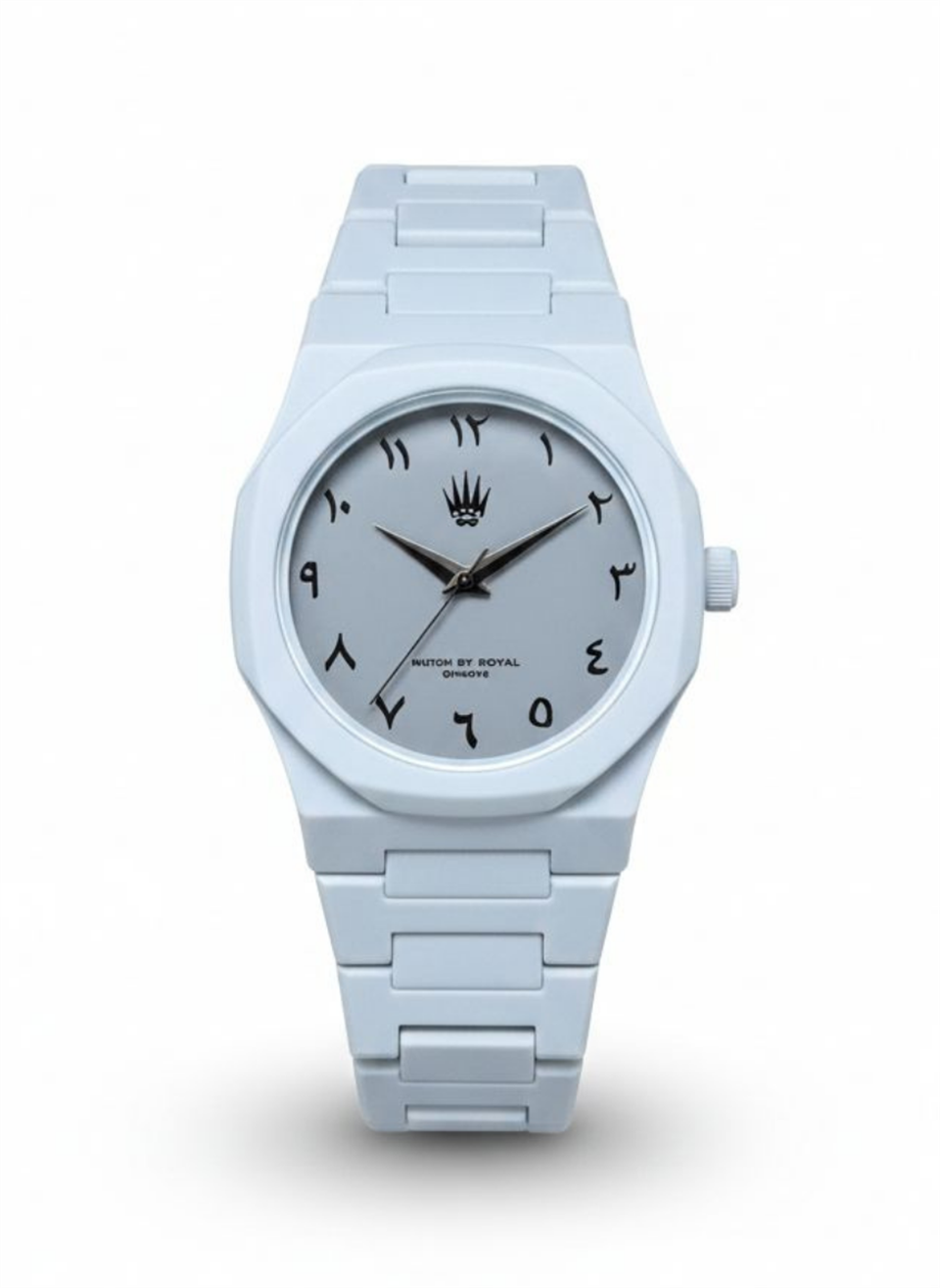 Feather The Arabic Dial Polycarbon Gri Kol Saati