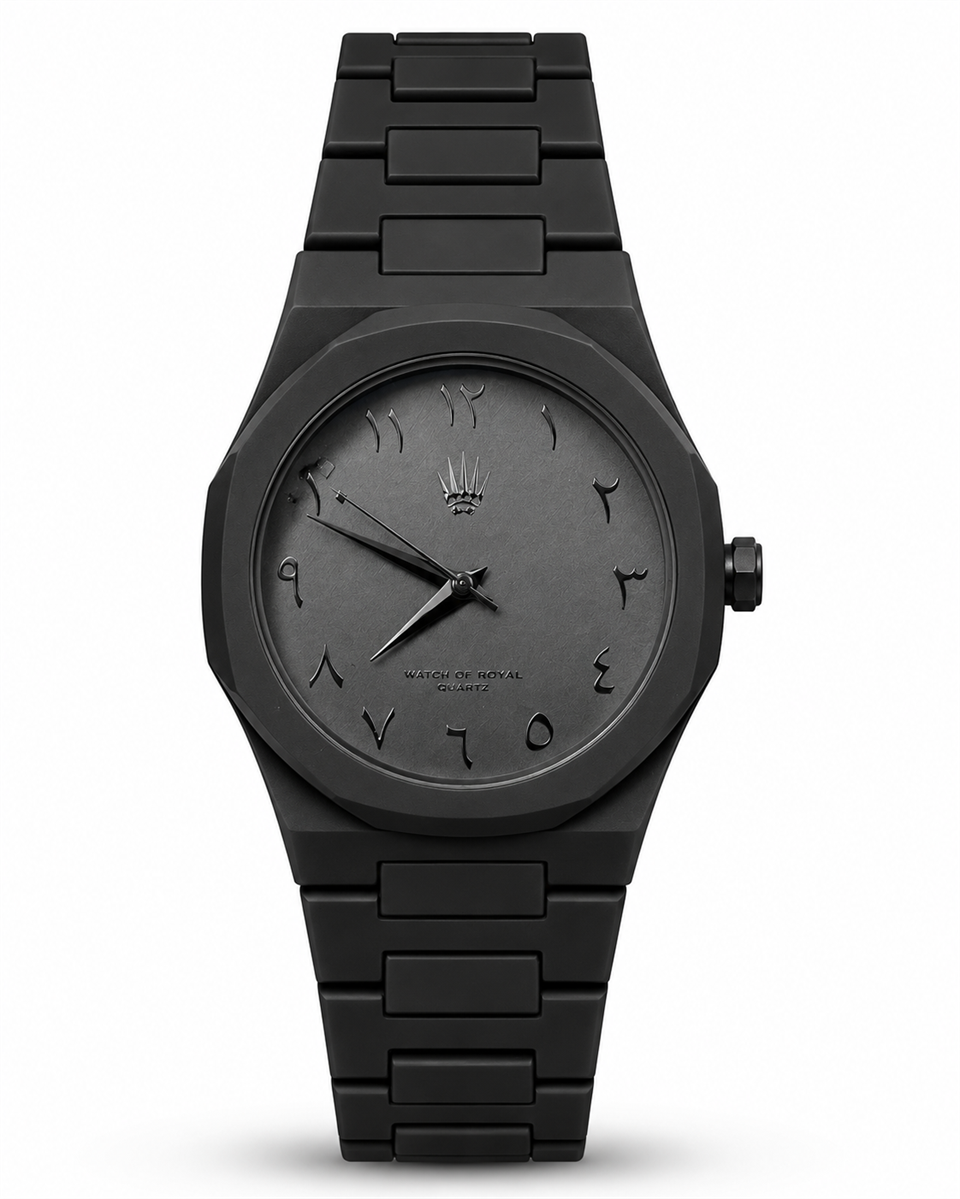 Feather The Arabic Dial Polycarbon Black Kol Saati