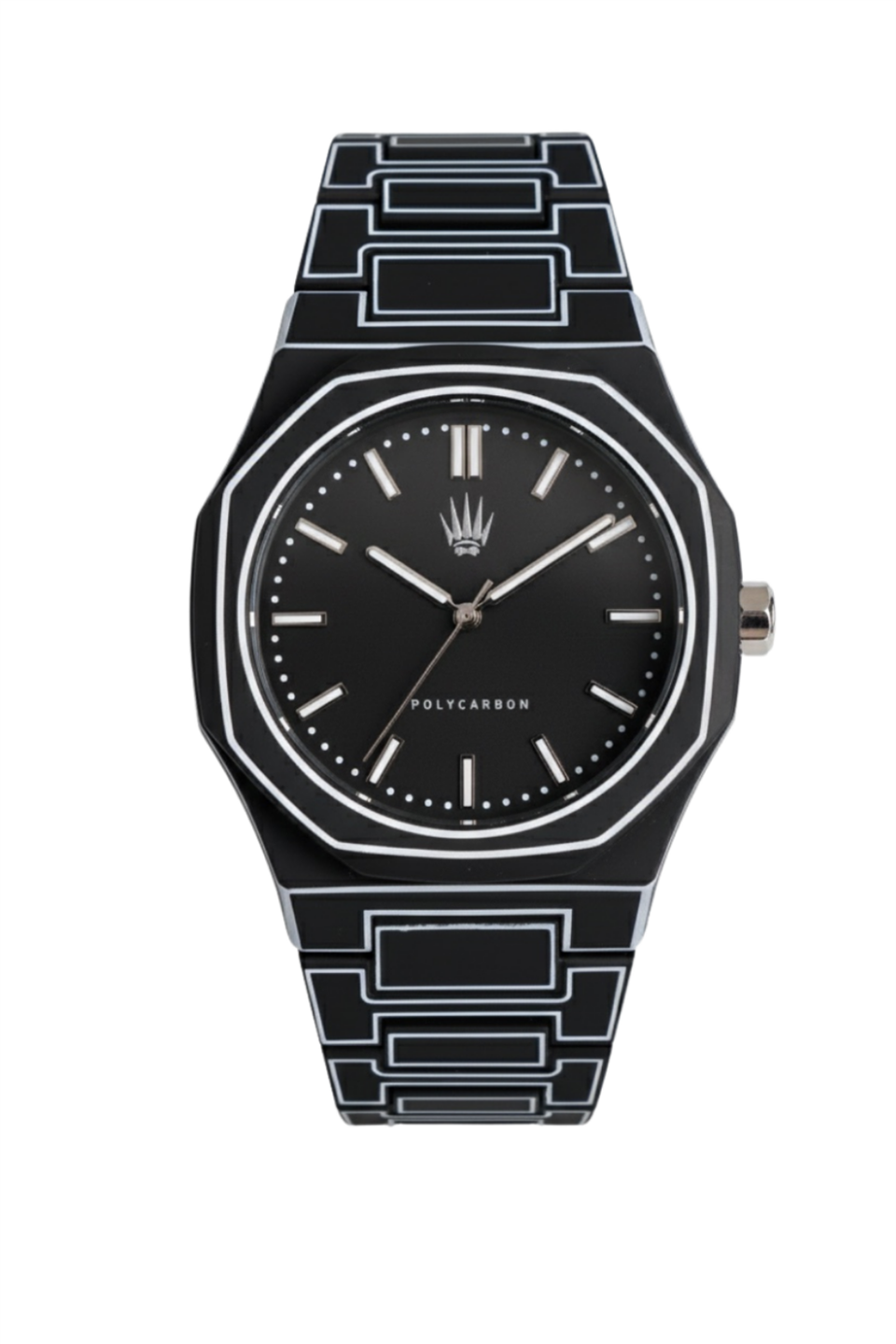 Feather Line Polycarbon Black Kol Saati