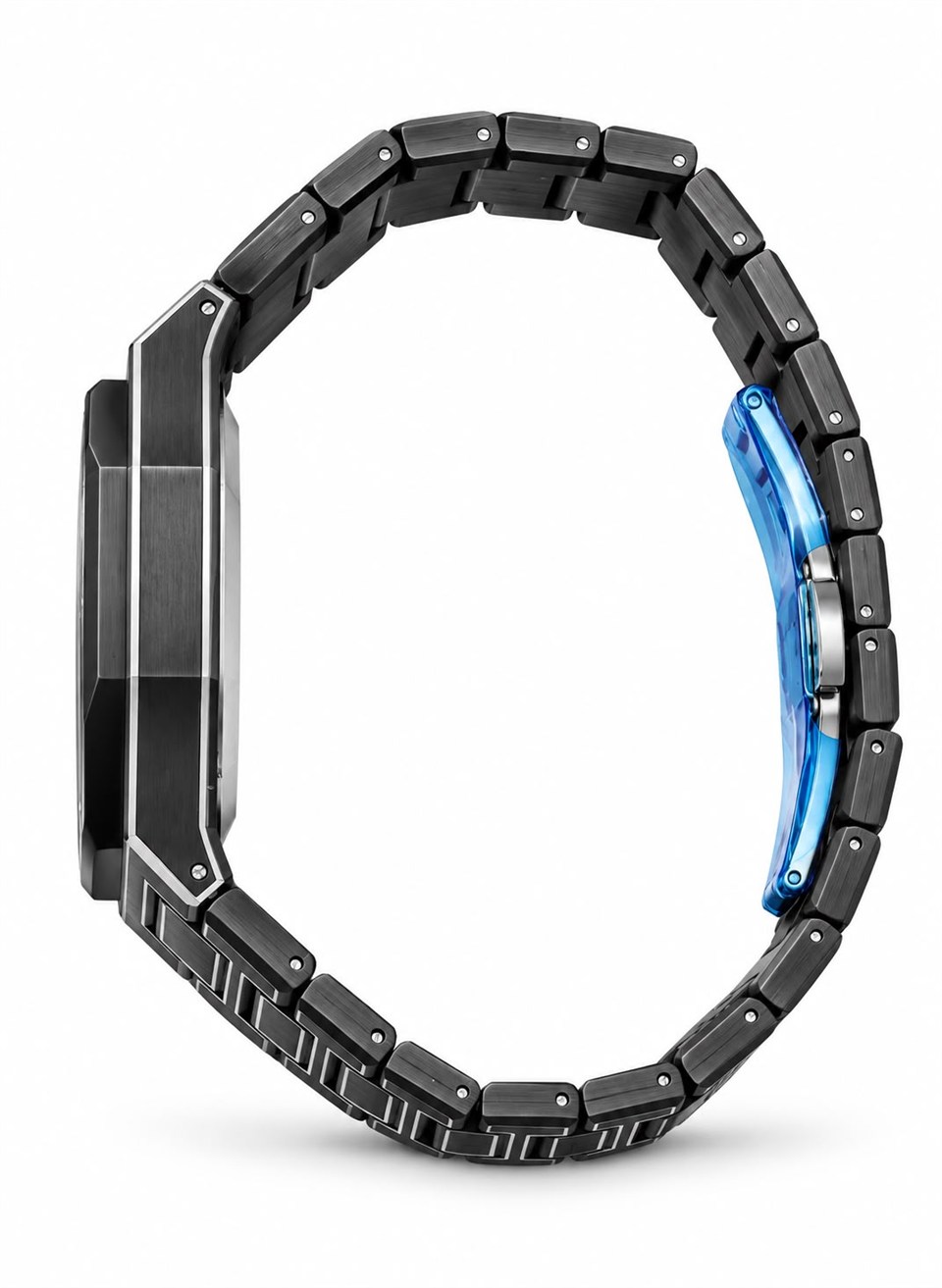 Feather Line Polycarbon Black Kol Saati