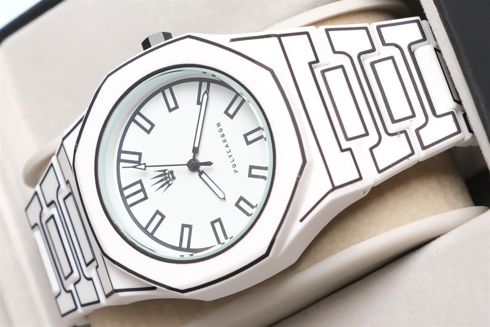 Feather Line Polycarbon White Kol Saati