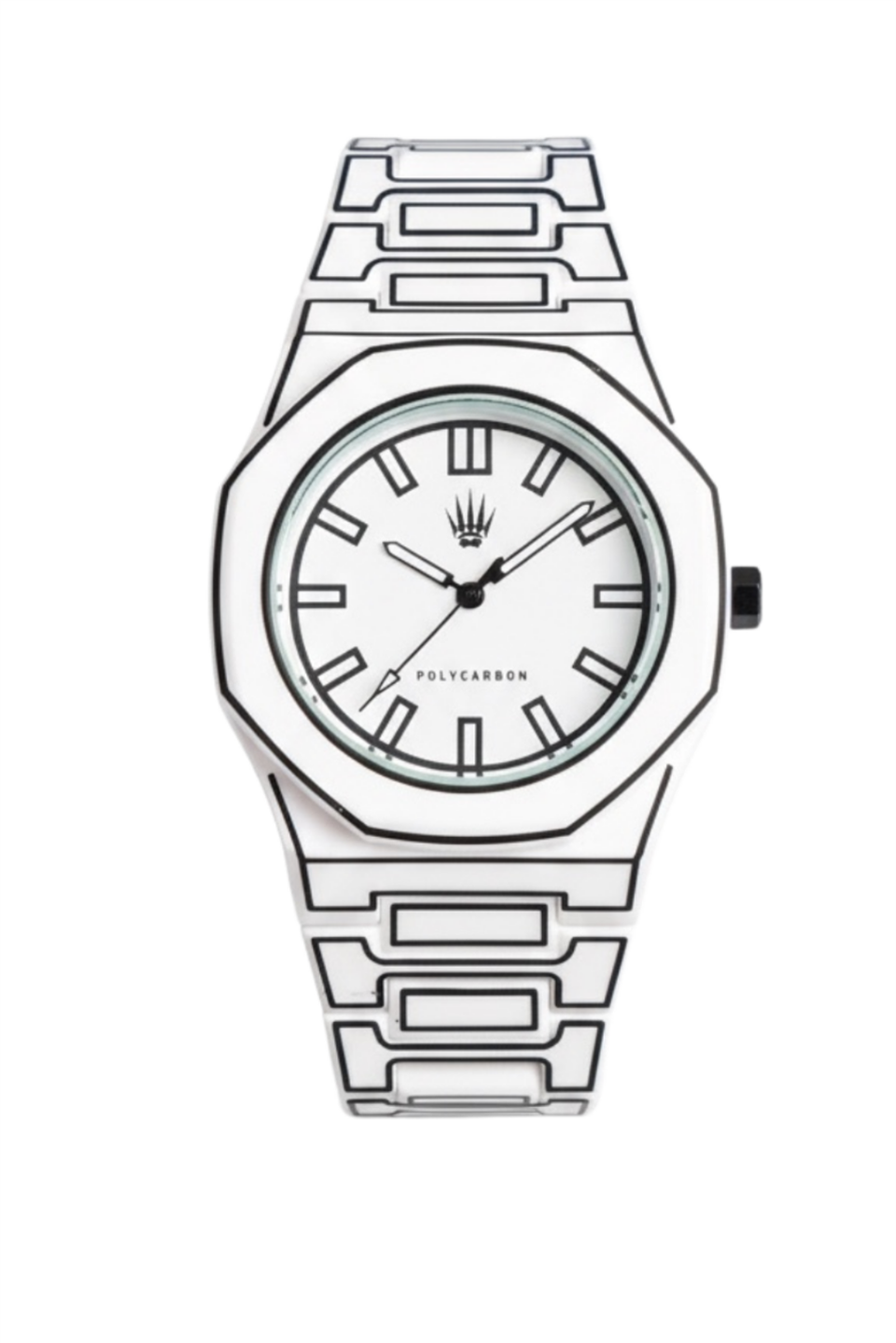 Feather Line Polycarbon White Kol Saati