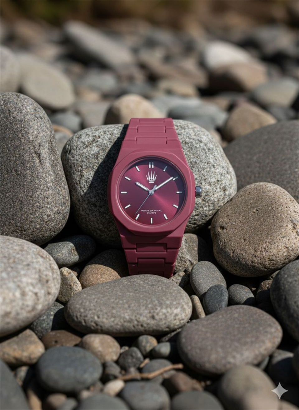 Feather Polycarbon Bordo Kol Saati