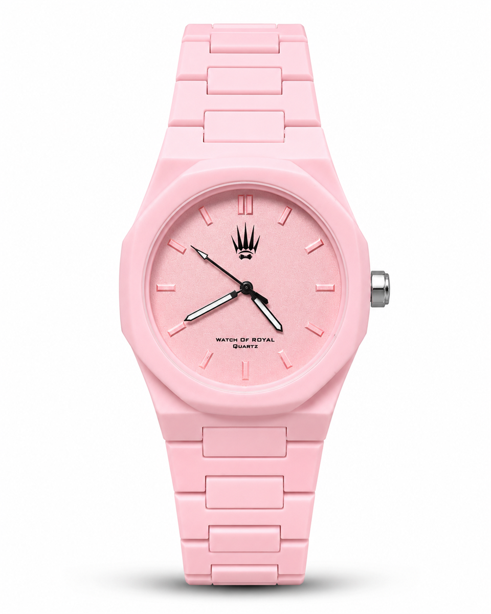 Feather Polycarbon Pembe Kol Saati
