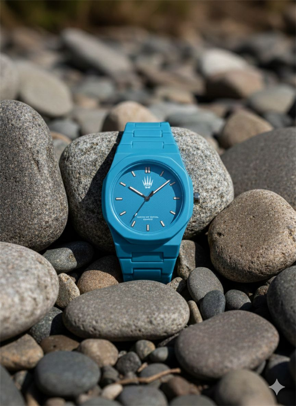 Feather Polycarbon Mavi Kol Saati