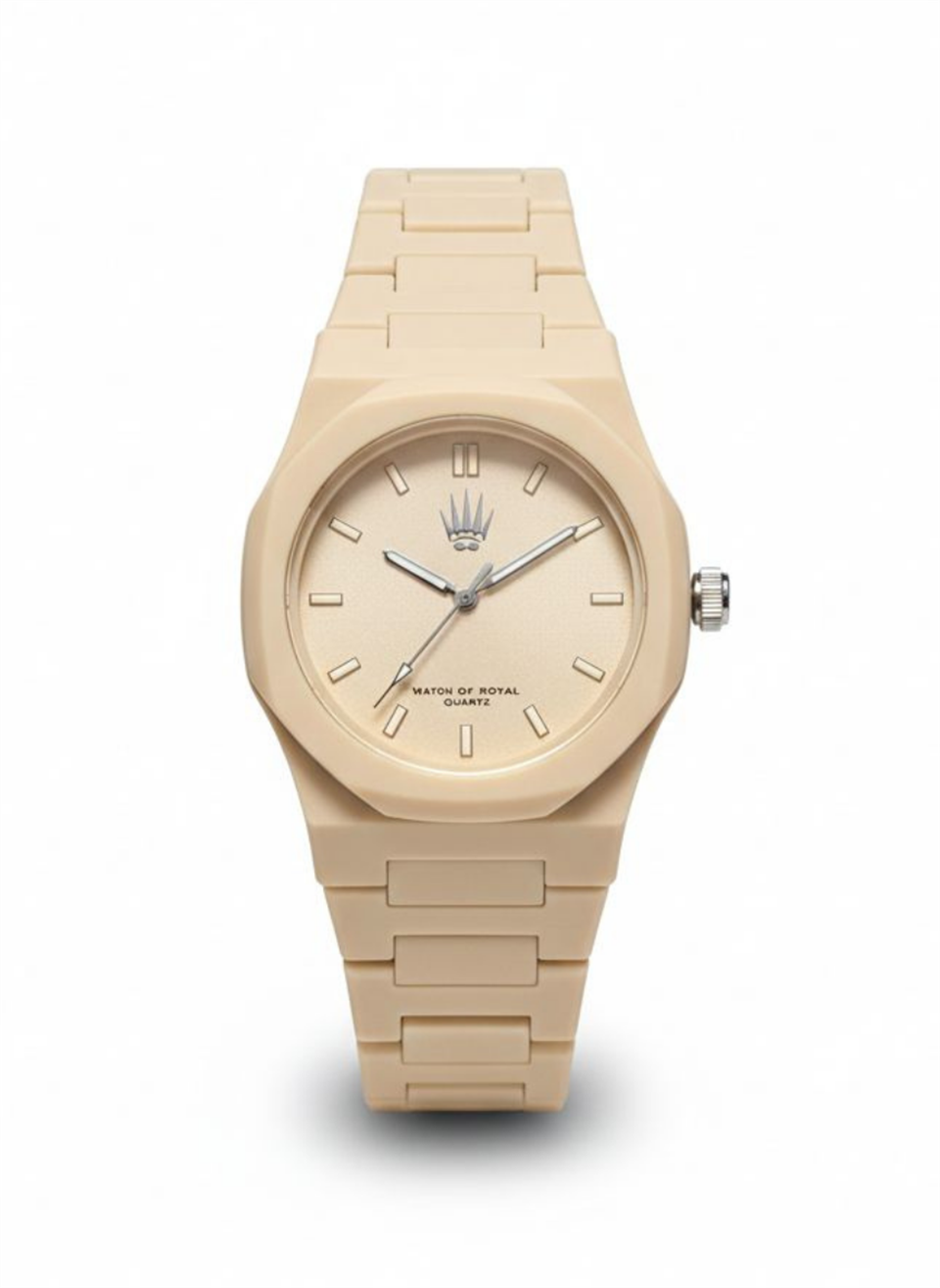 Feather Polycarbon Bej Kol Saati