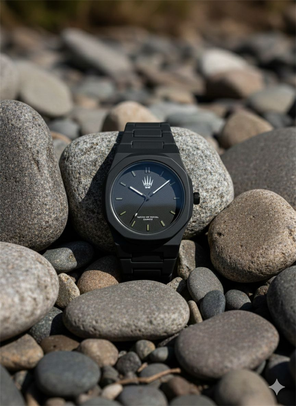 Feather Polycarbon Siyah Kol Saati