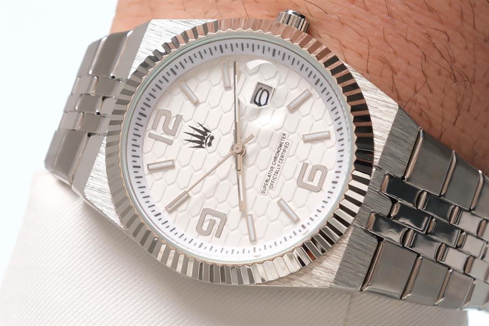 Hexora Prime Silver White Çelik Kol Saati