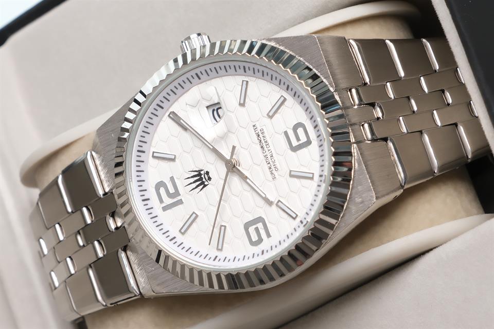 Hexora Prime Silver White Çelik Kol Saati