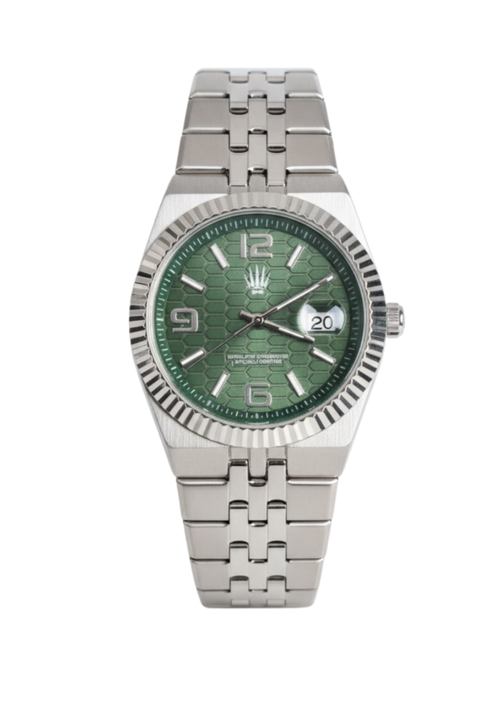 Hexora Prime Silver Green Çelik Kol Saati