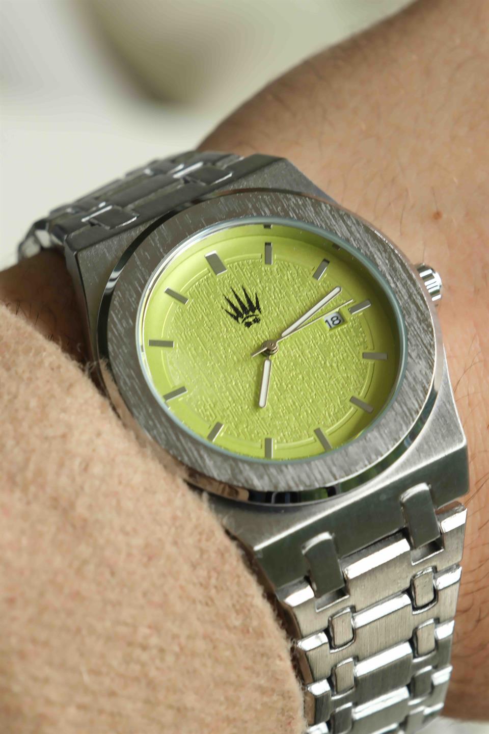 İron Silver Green Kol Saati