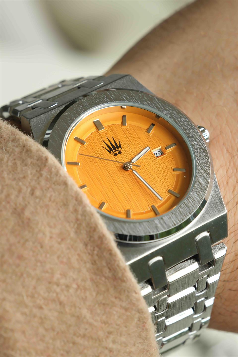 İron Silver Yellow Kol Saati