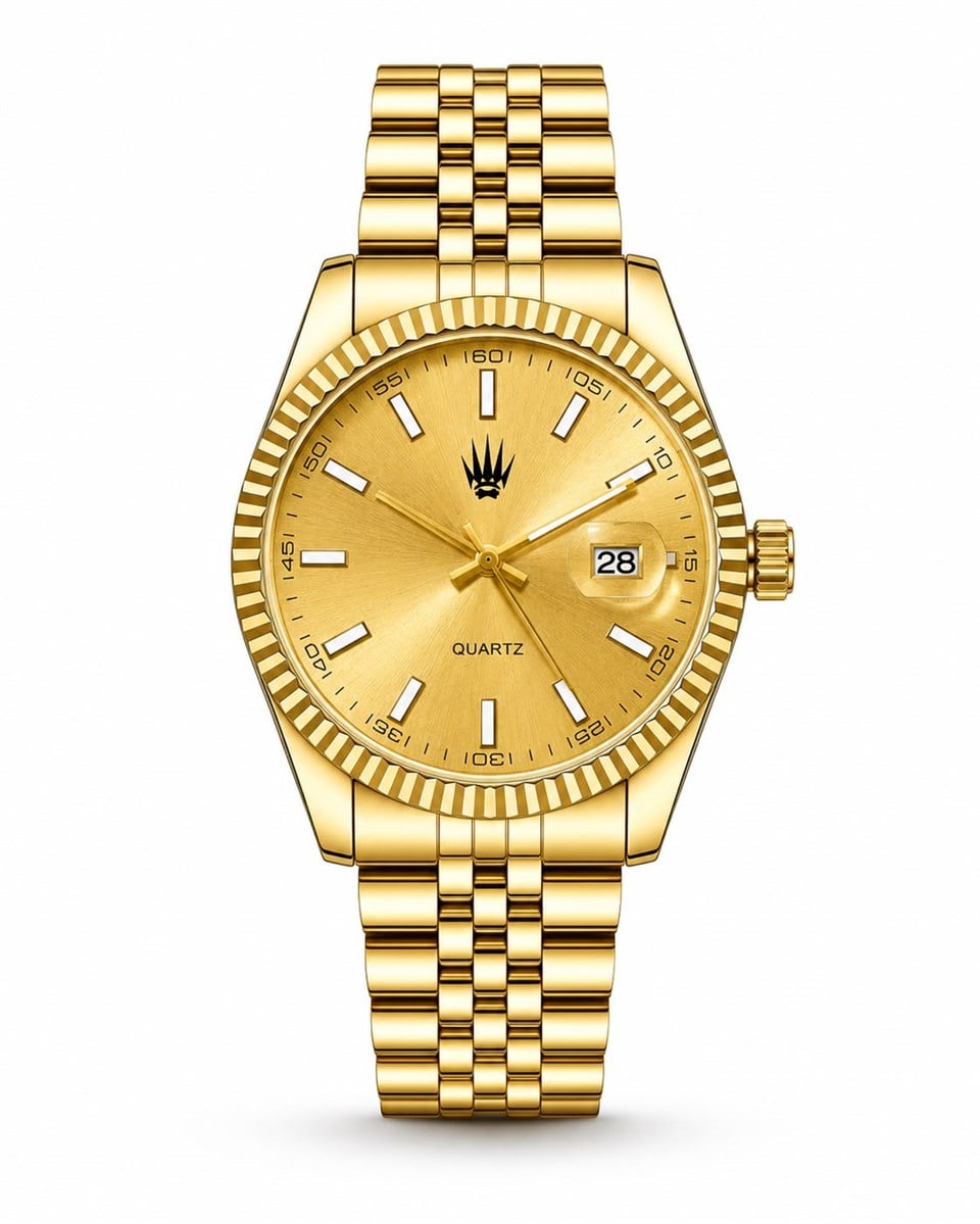 Kaelor Gold Yellow Çelik Kol SaatiKol SaatiWATCHOFROYALKaelorKaelor Gold Yellow Çelik Kol Saati