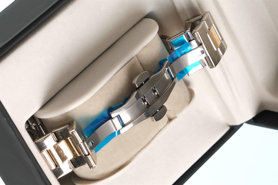 Kratos Silver Gold Green Çelik Kol Saati