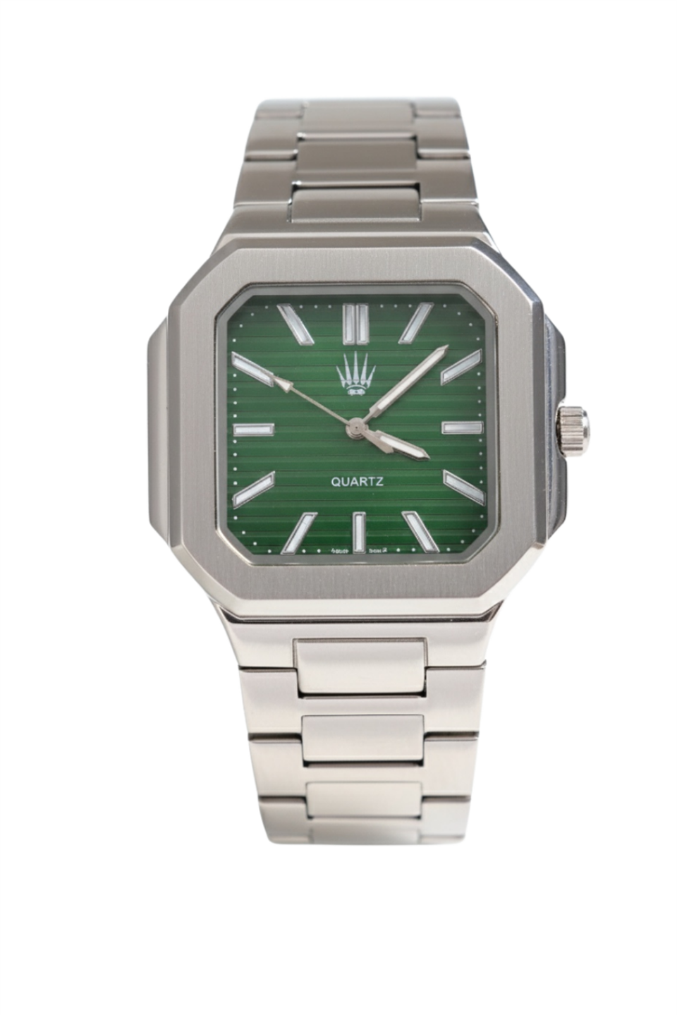 Kratos Silver Green Çelik Kol Saati