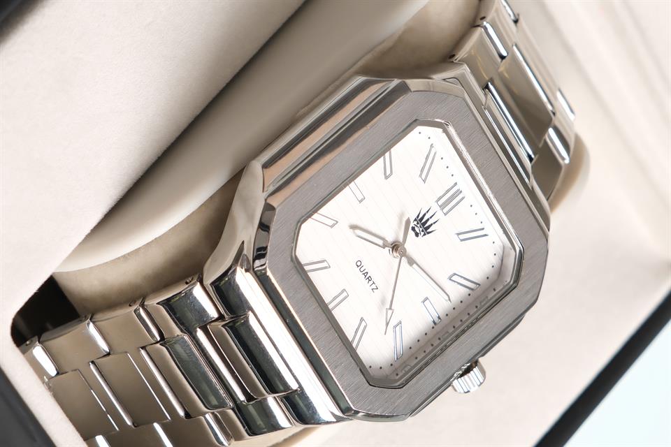 Kratos Silver White Çelik Kol Saati