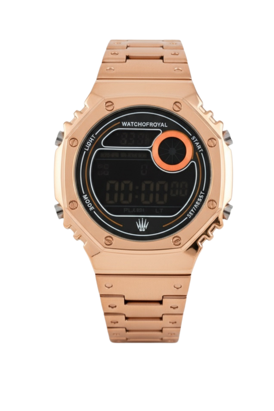 LED WOX ROSE GOLD WRISTWATCH