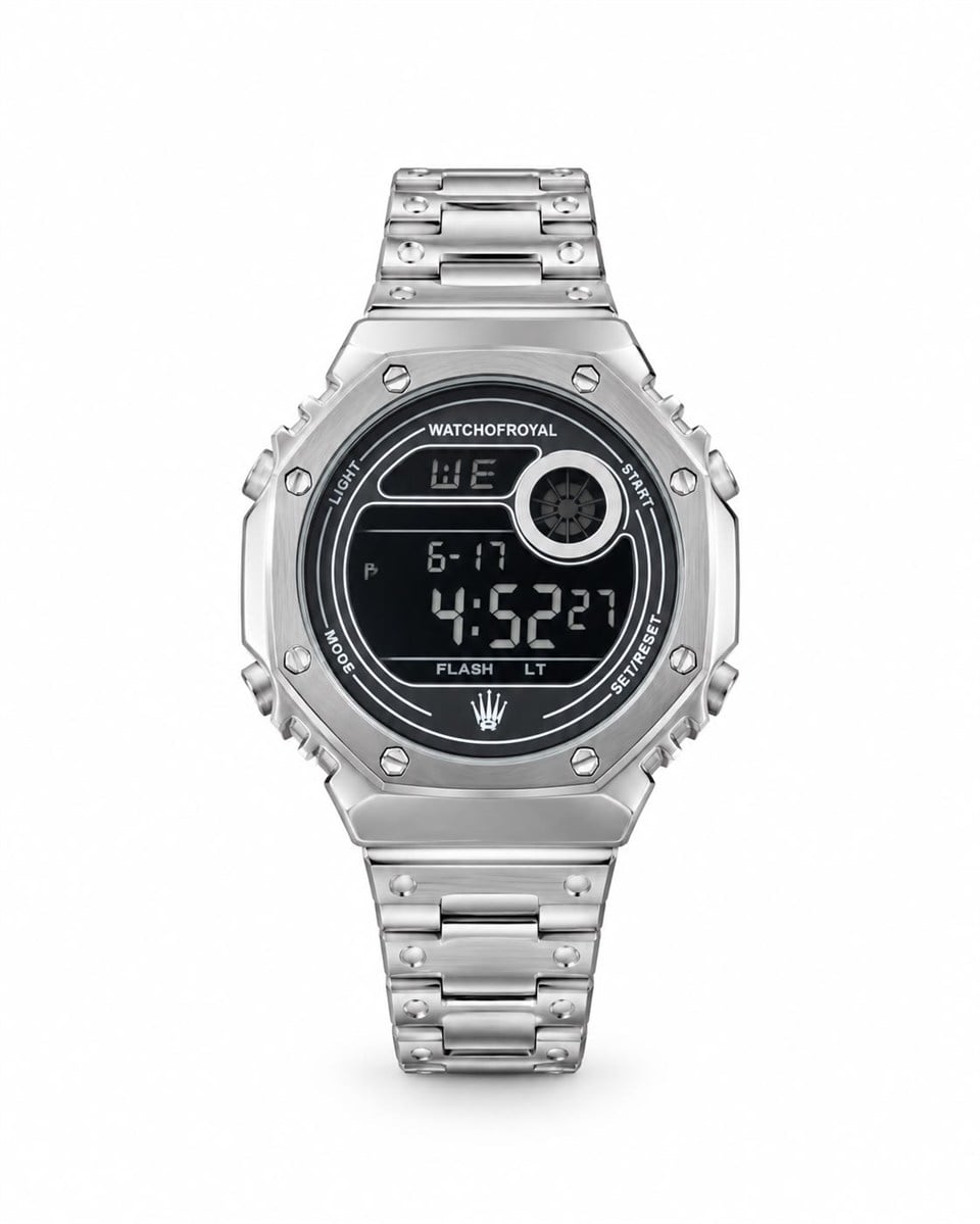 LED Wox Silver Kol Saati