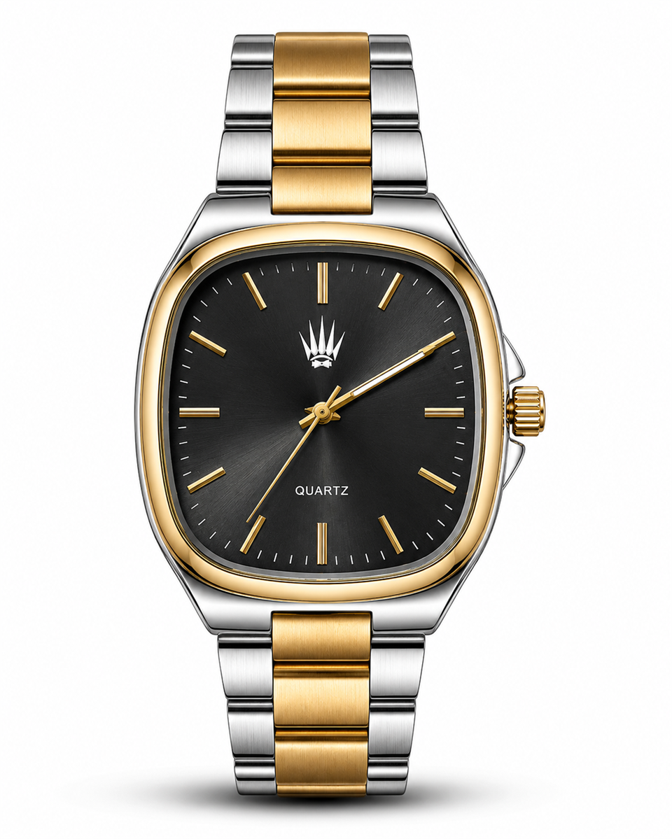Majestic Silver Gold Black Kol SaatiKol SaatiWATCHOFROYALMajesticMajestic Silver Gold Black Kol Saati