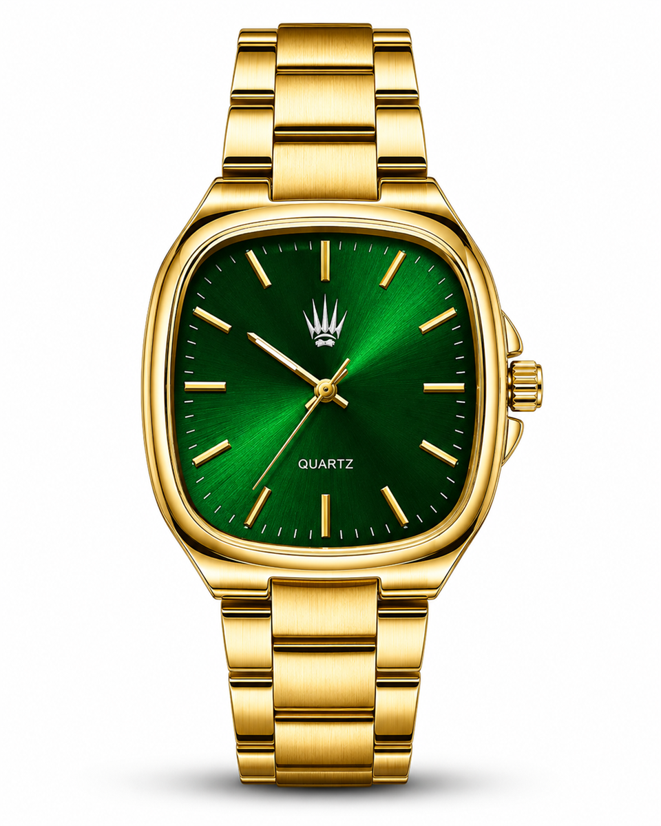 Majestic Silver Gold Green Kol Saati