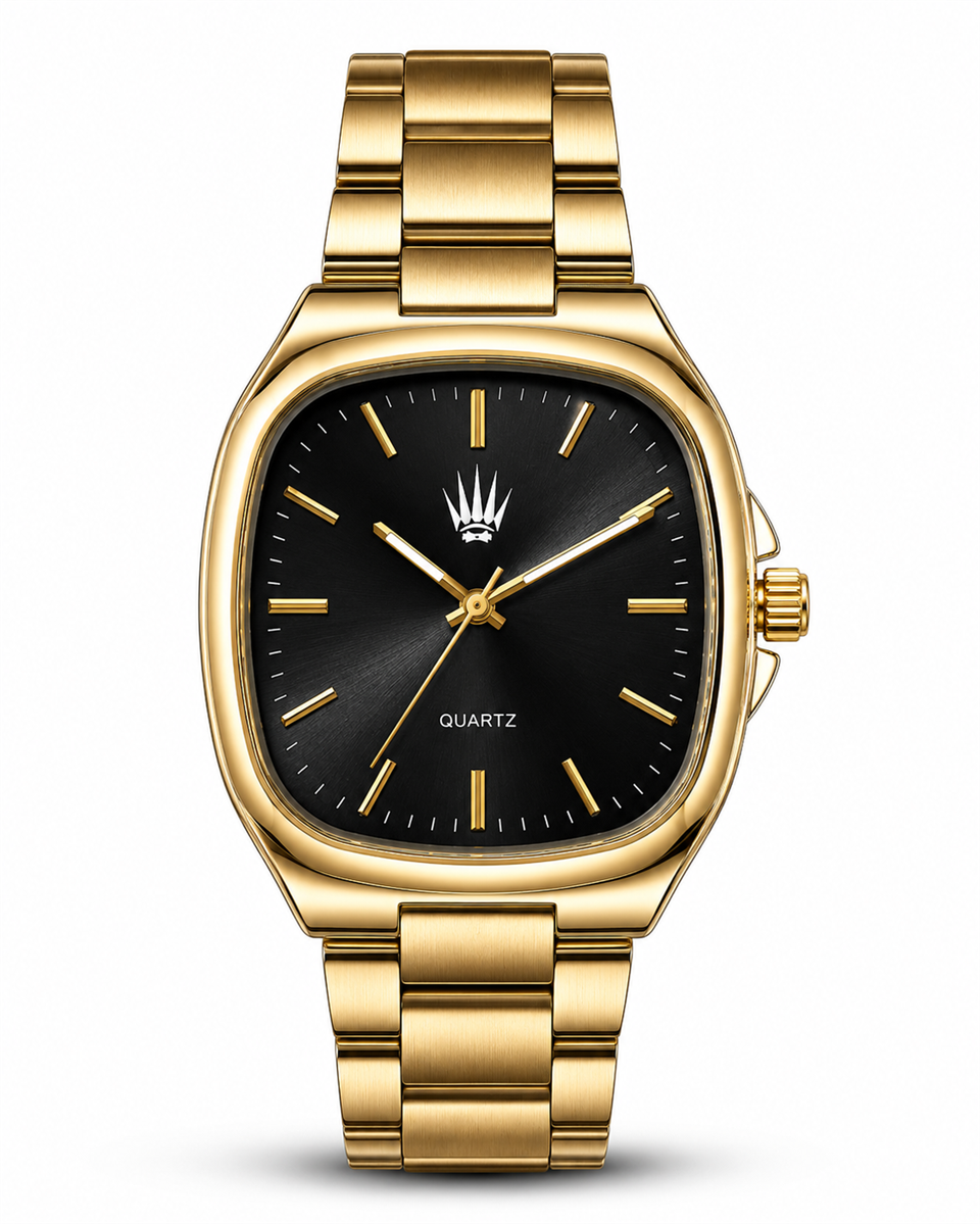 Majestic Gold Siyah Kol Saati