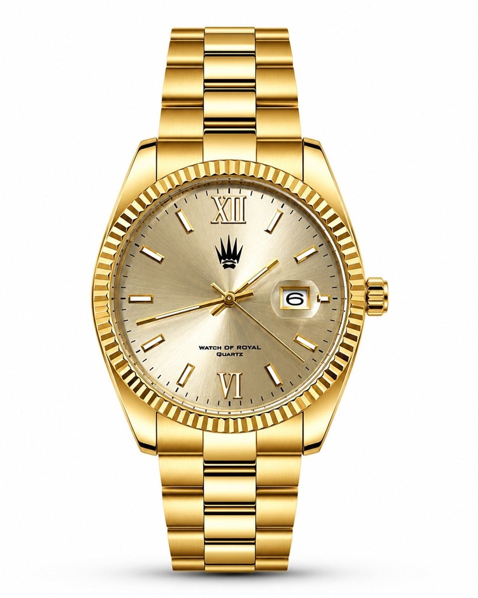 Mariner Lux Gold Çelik Kol Saati