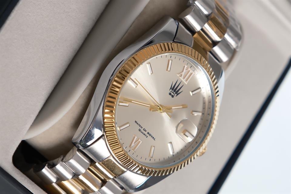 Mariner Silver Gold Çelik Kol Saati