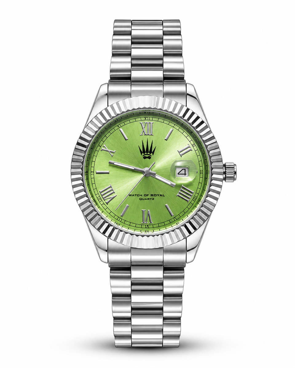 Moment Silver Green Kol Saati