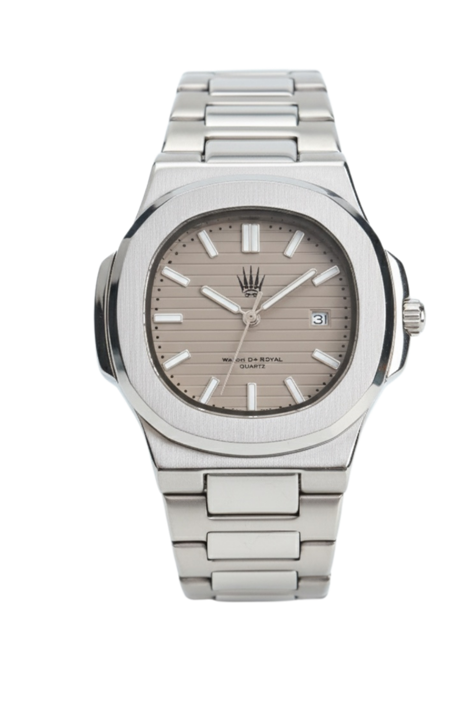 Wolf Silver Bej Kol Saati