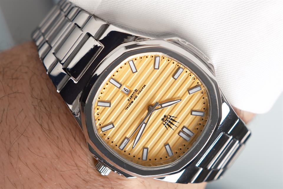 Novatick Silver Sarı Kol Saati