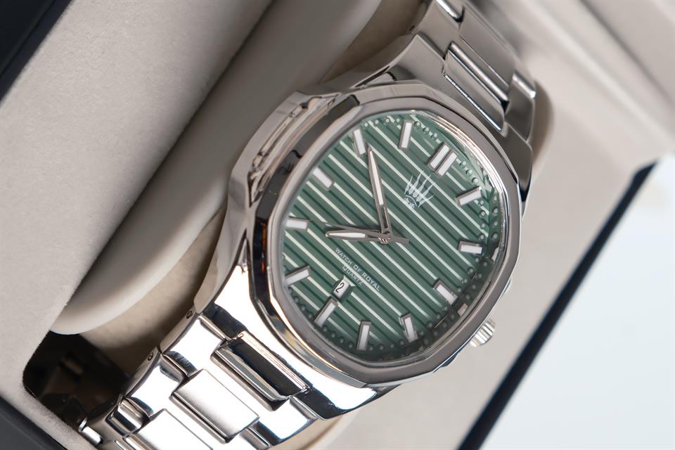 Novatick Silver Yeşil Kol Saati