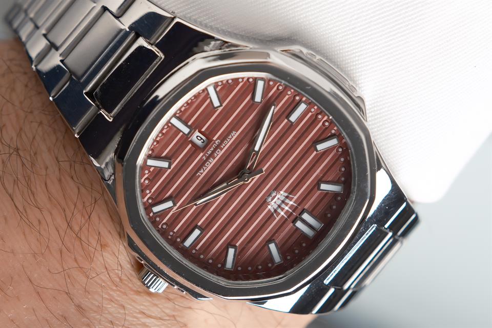 Novatick Silver Bordo Kol Saati