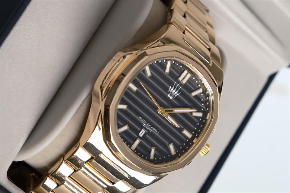 Novatick Gold Siyah Kol Saati