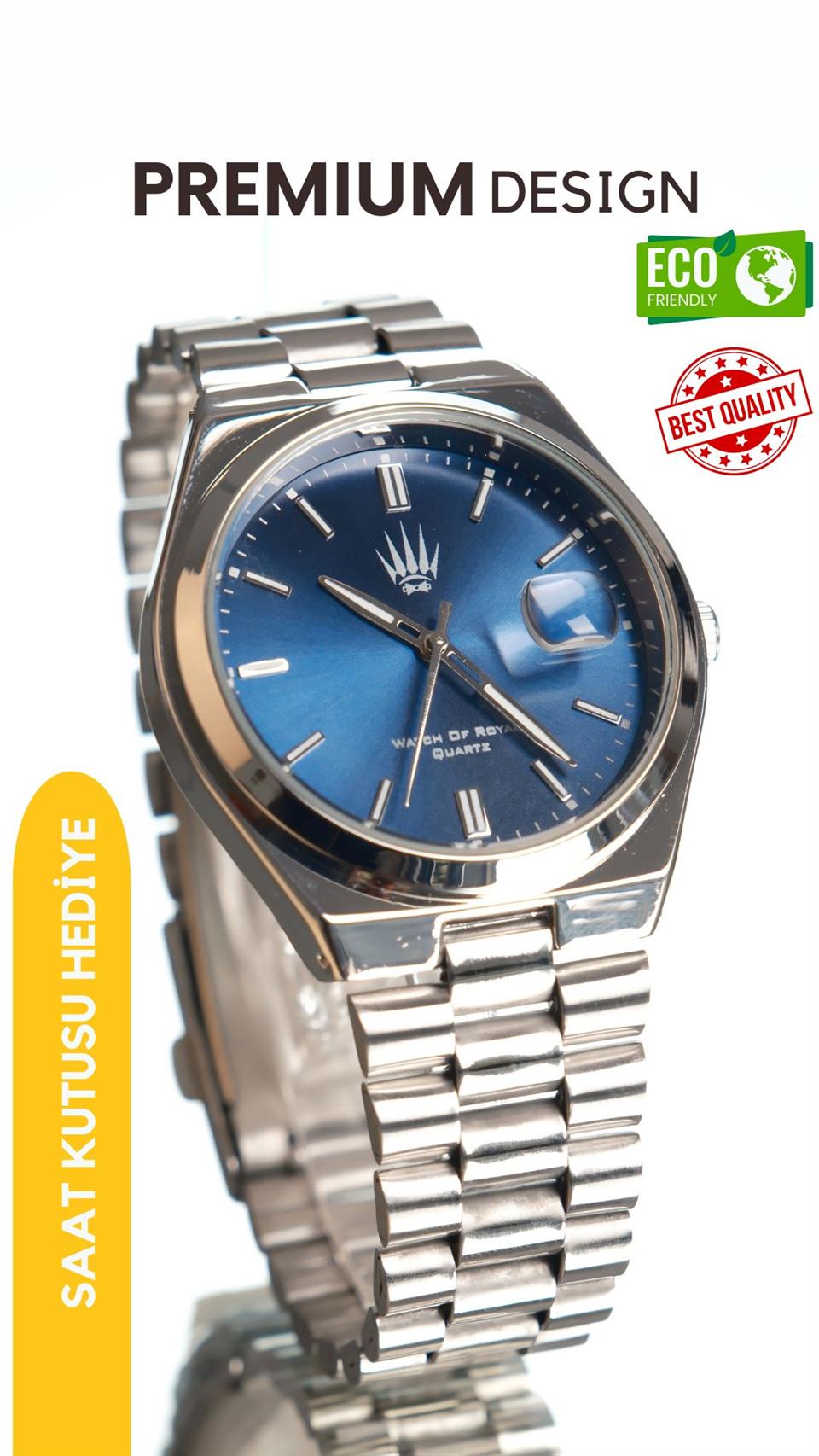 Ocean Silver Blue Kol Saati