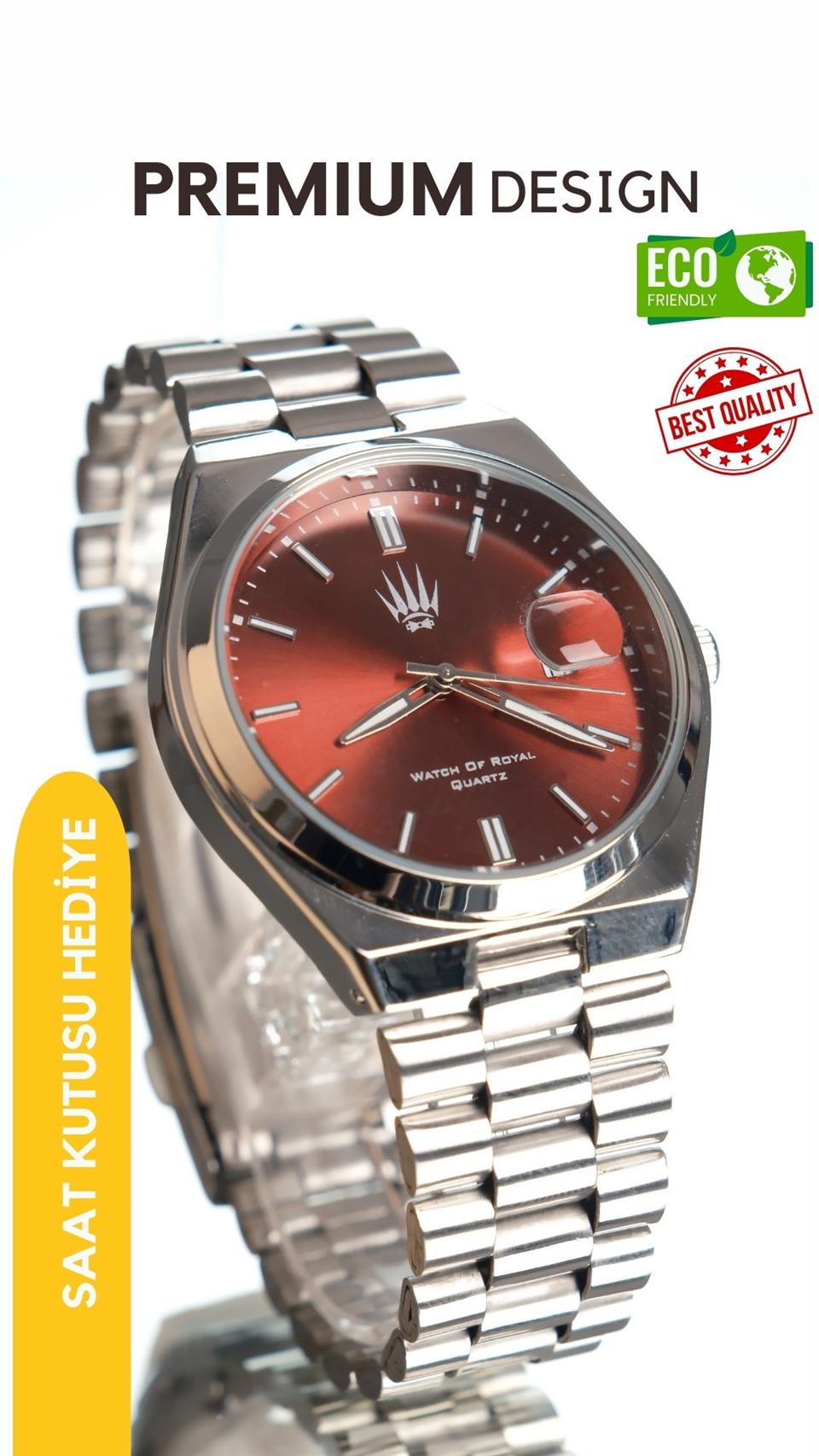 Ocean Silver Red Kol Saati