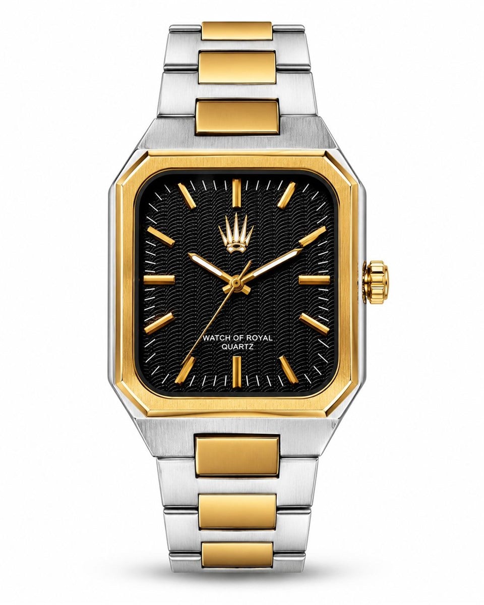 Orbit Silver Gold Black Kol Saati