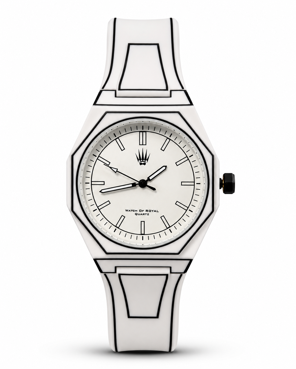 Papertime Polycarbon White Kol Saati