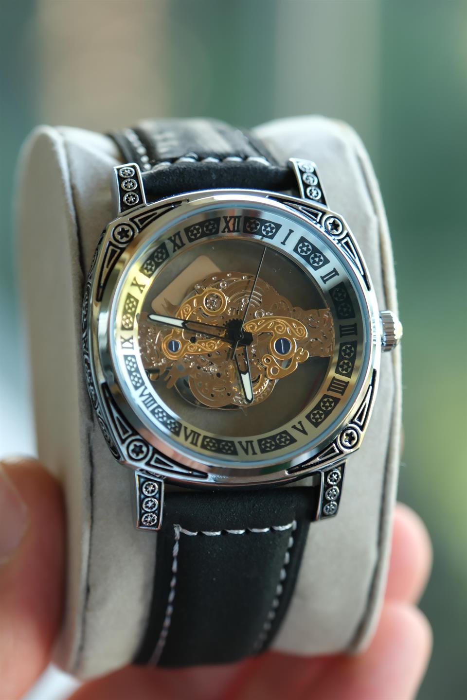 Peerless Leather Silver Kol Saati