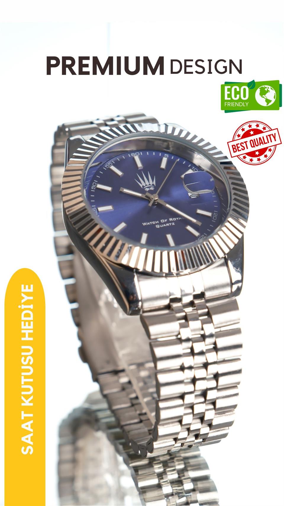 Quantum Silver Blue Kol Saati