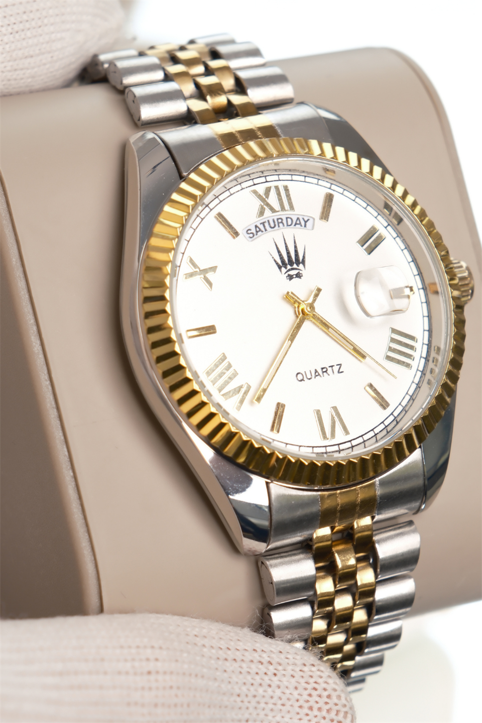 Royal date Silver Gold White Kol Saati