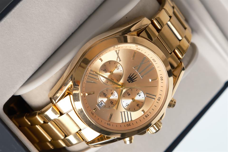 Royce Gold Çelik Kol Saati