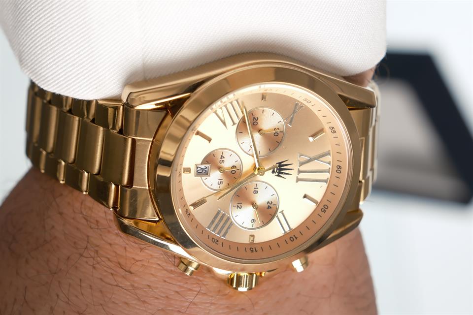 Royce Gold Çelik Kol Saati