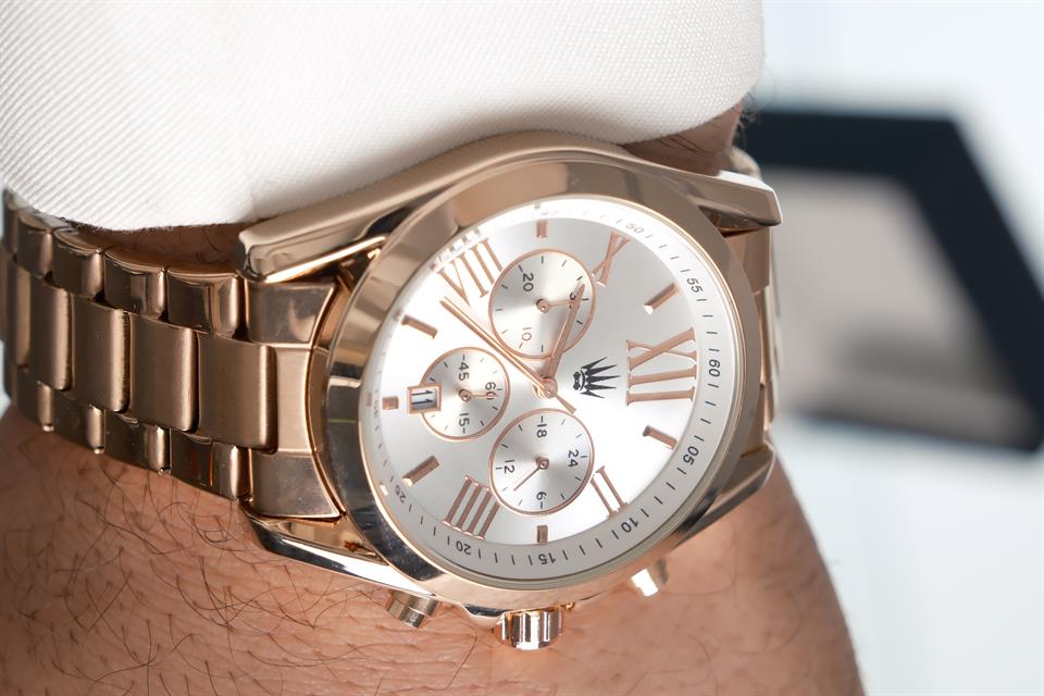 Royce Rose White Çelik Kol Saati