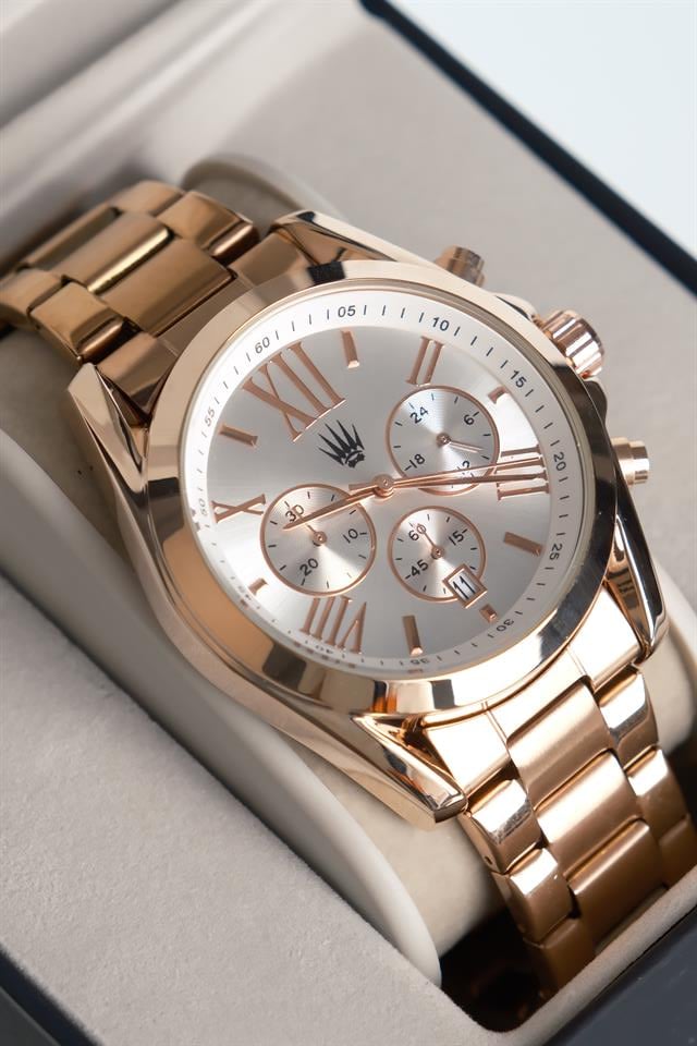 Royce Rose White Çelik Kol Saati