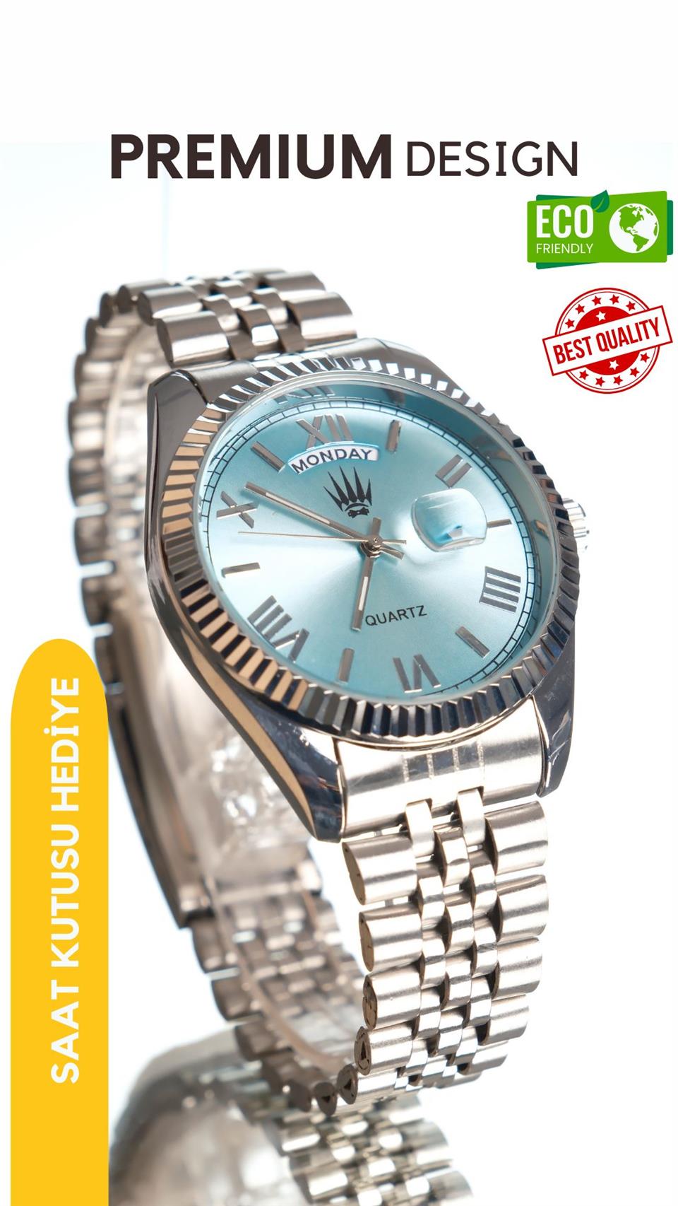 Rynor Silver Turquoise Kol Saati