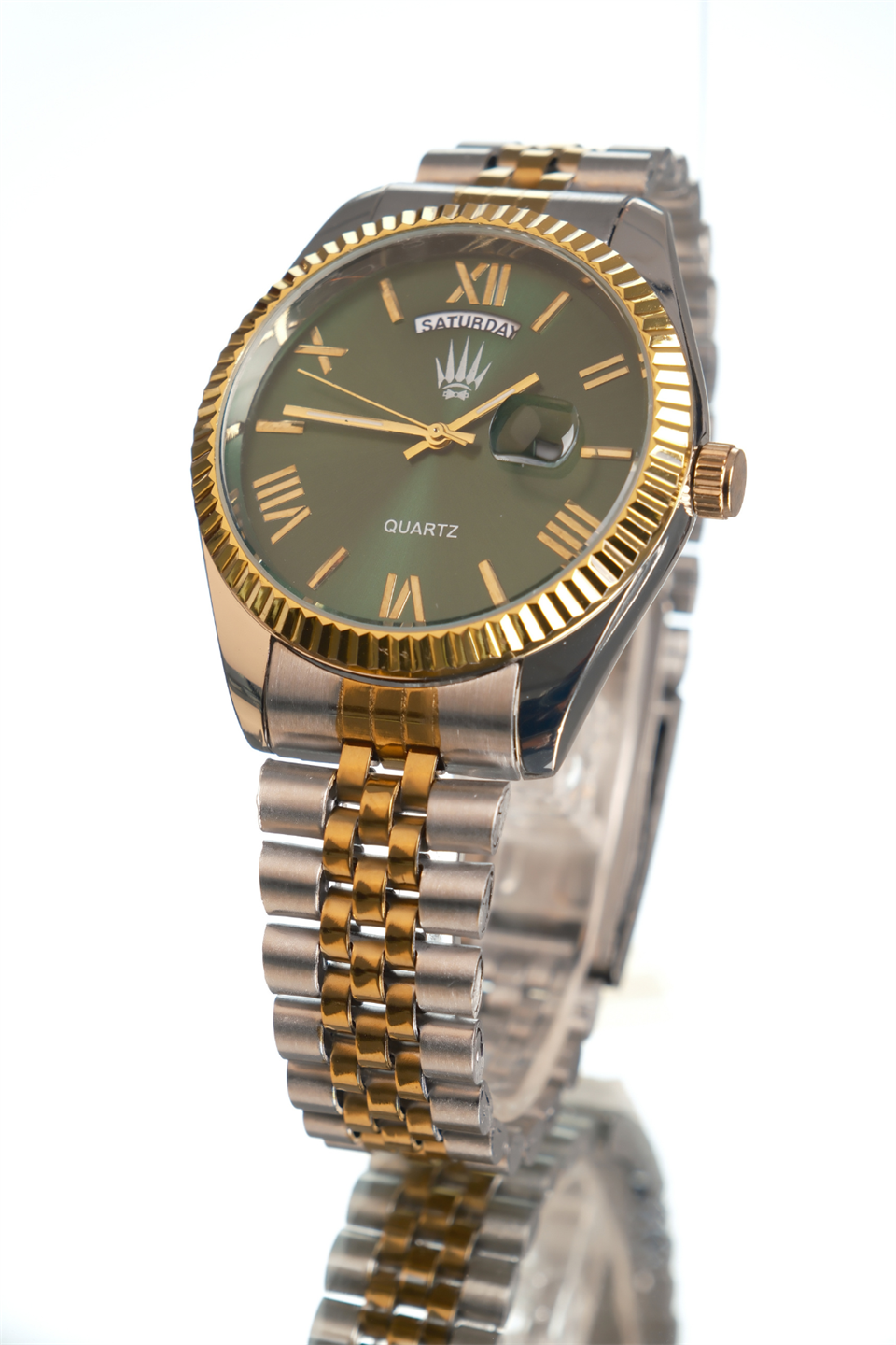 Rynor Silver Gold Green Kol Saati