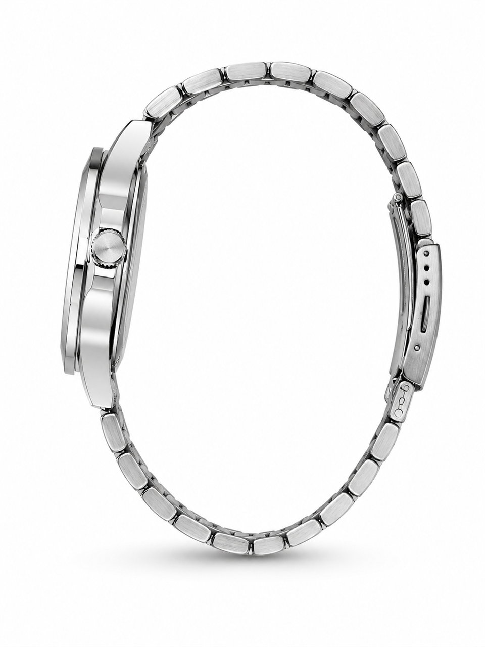 Solstice Silver Black Kol Saati